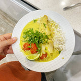 Poached Coconut Fish Curry